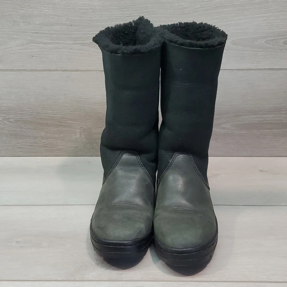 Ugg Australia Women Comfort 5303 Leather boots sheepskin shoes sz 5